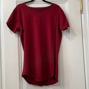 Alphalete Scalloped Scoop Neck Tee